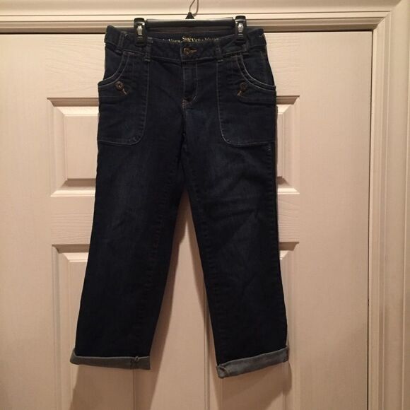 Simply Vera Cropped Jeans - Picture 2 of 5